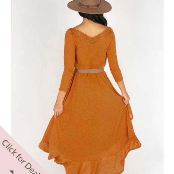 NWT Aviella Dress in Marigold from Mia Joy by Joyfolie size L - Picture 2 of 8